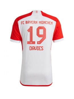 Bayern Munich Alphonso Davies #19 Replika Hemmakläder 2023-24 Kortärmad